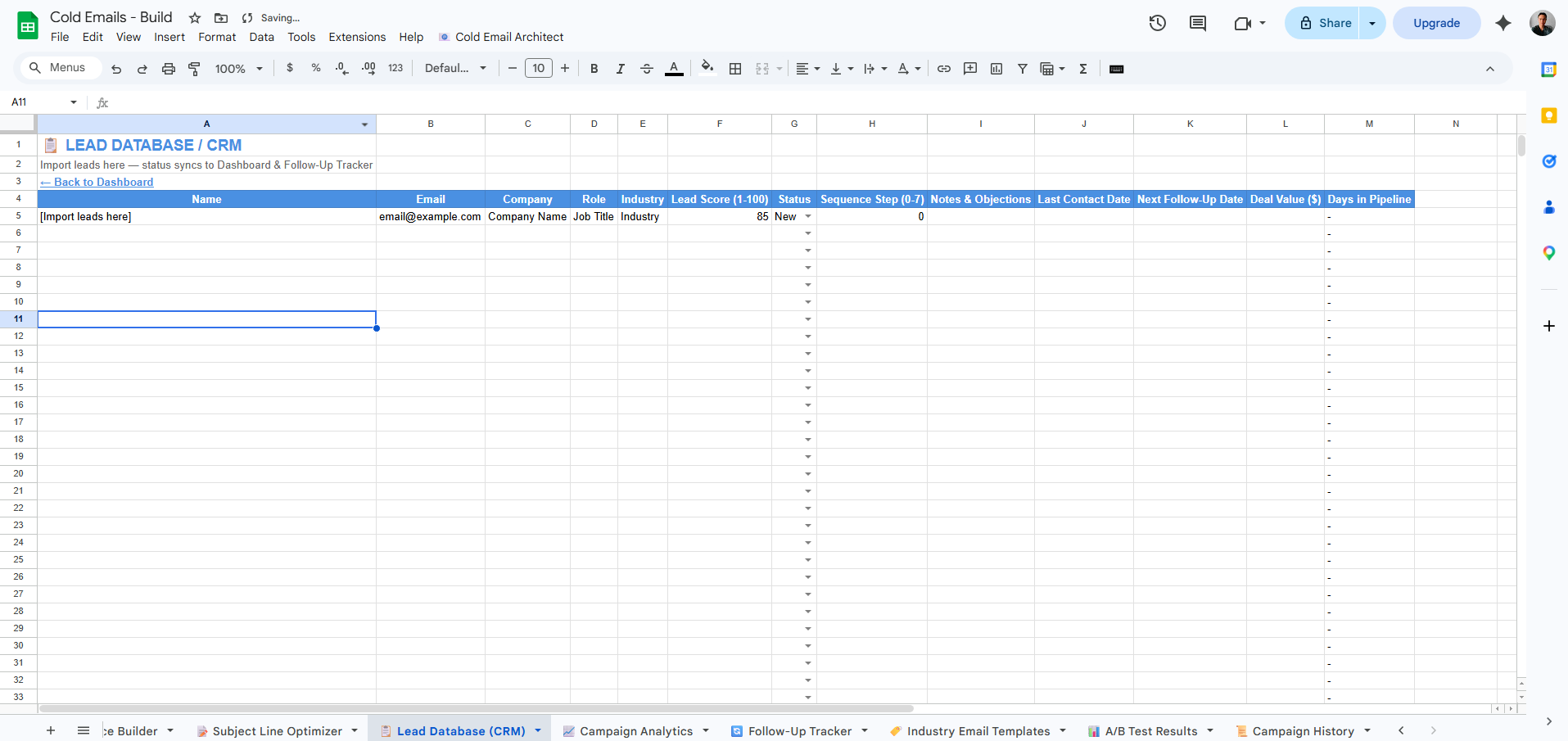 Lead Database CRM